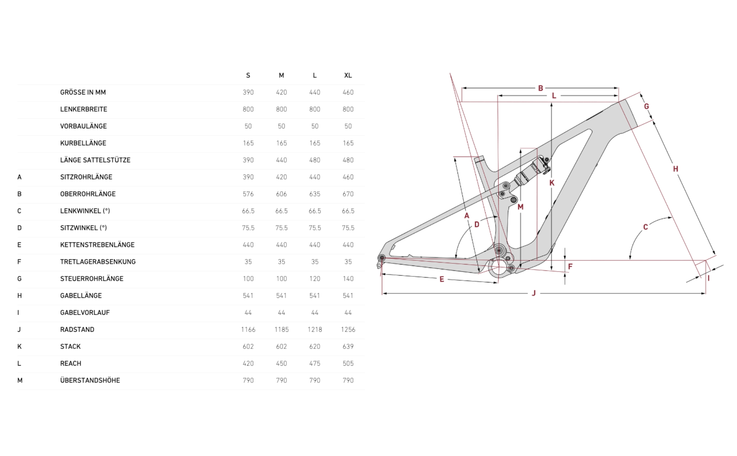 Focus Vam² SL 9.8 FAZUA Ride 60 430W Focus Vam² SL 9.8 FAZUA Ride 60 430W 2024 Geometrie