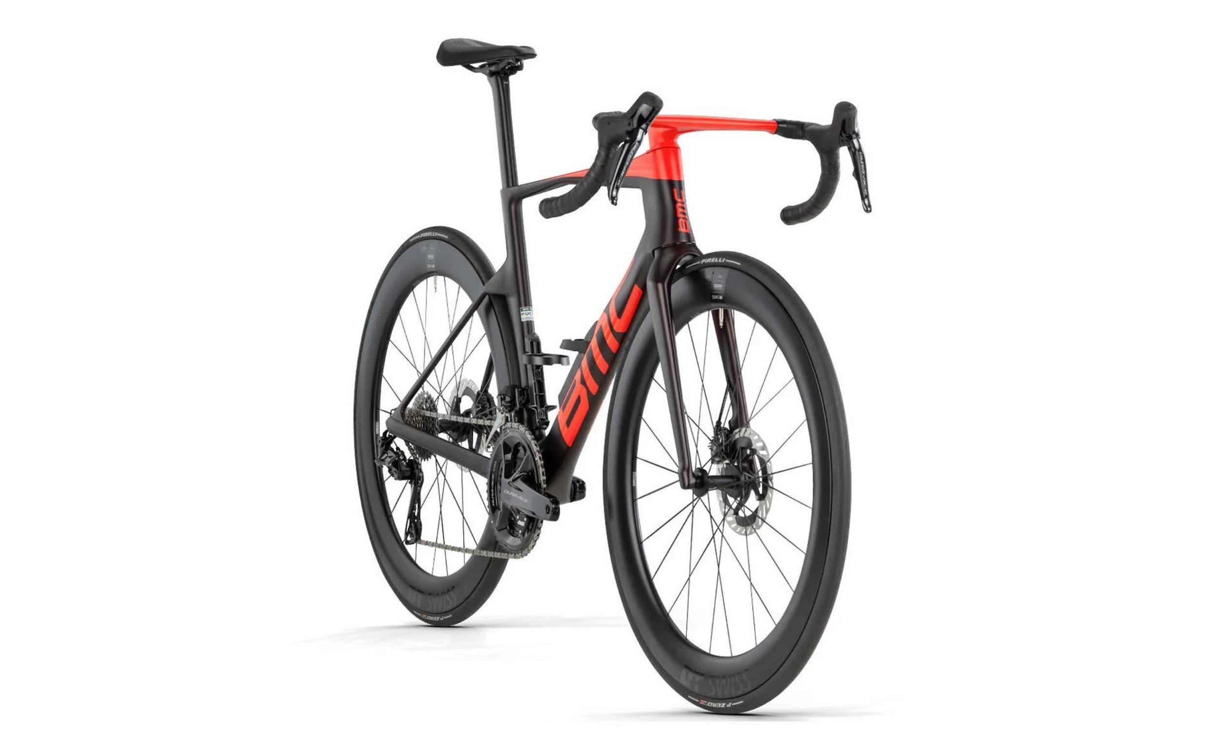 BMC Teammachine R01 TWO Shimano Dura Ace Di2 BMC Teammachine R01 TWO Shimano Dura Ace Di2 2024 Seitenansicht diagonal vorne
