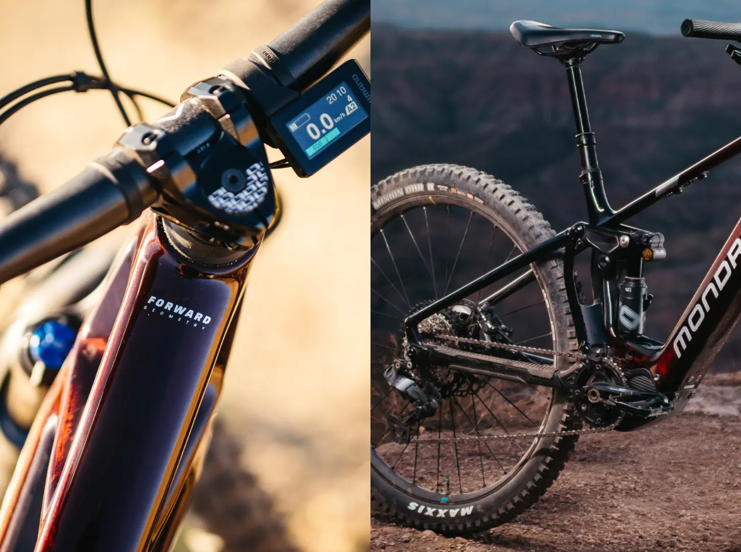 Mondraker E-Bike Besonderheiten Mondraker E-Bike Besonderheiten Forward Geometrie und Zero Suspension