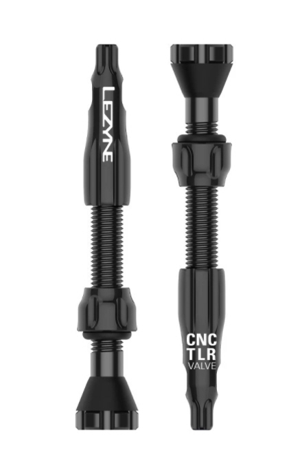Lezyne Tubeless Ventile CNC 44 mm schwarz Lezyne Tubeless Ventile CNC 44 mm schwarz