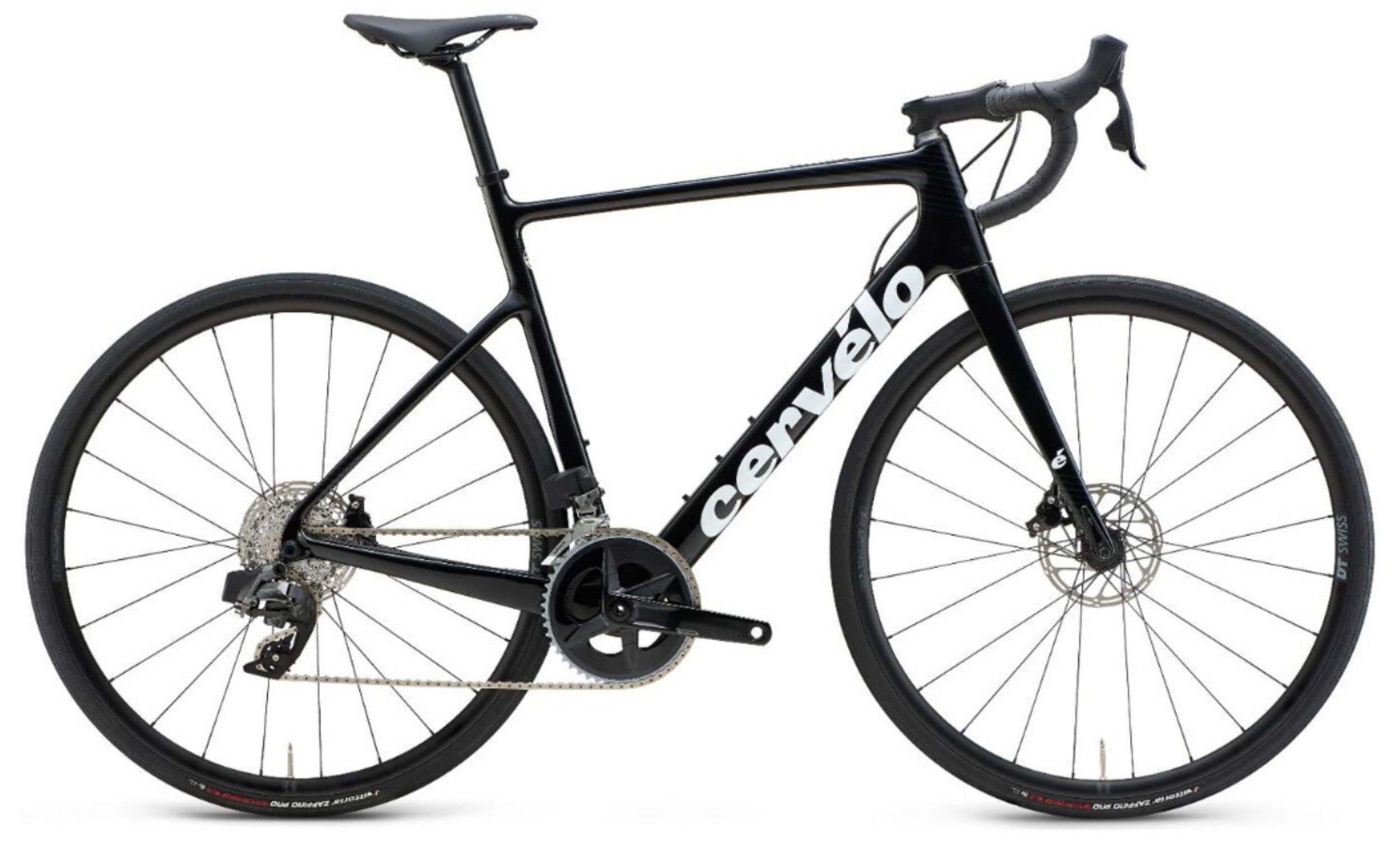 Cervélo Caledonia Rival schwarz mit weißem Decal Seitenansicht rechts
