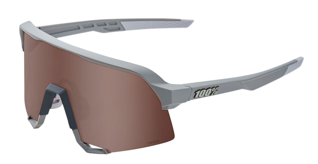 rasante Sportbrille in Gunmetal-Ausführung und FLASH-Mirror Verspiegelung mecara 