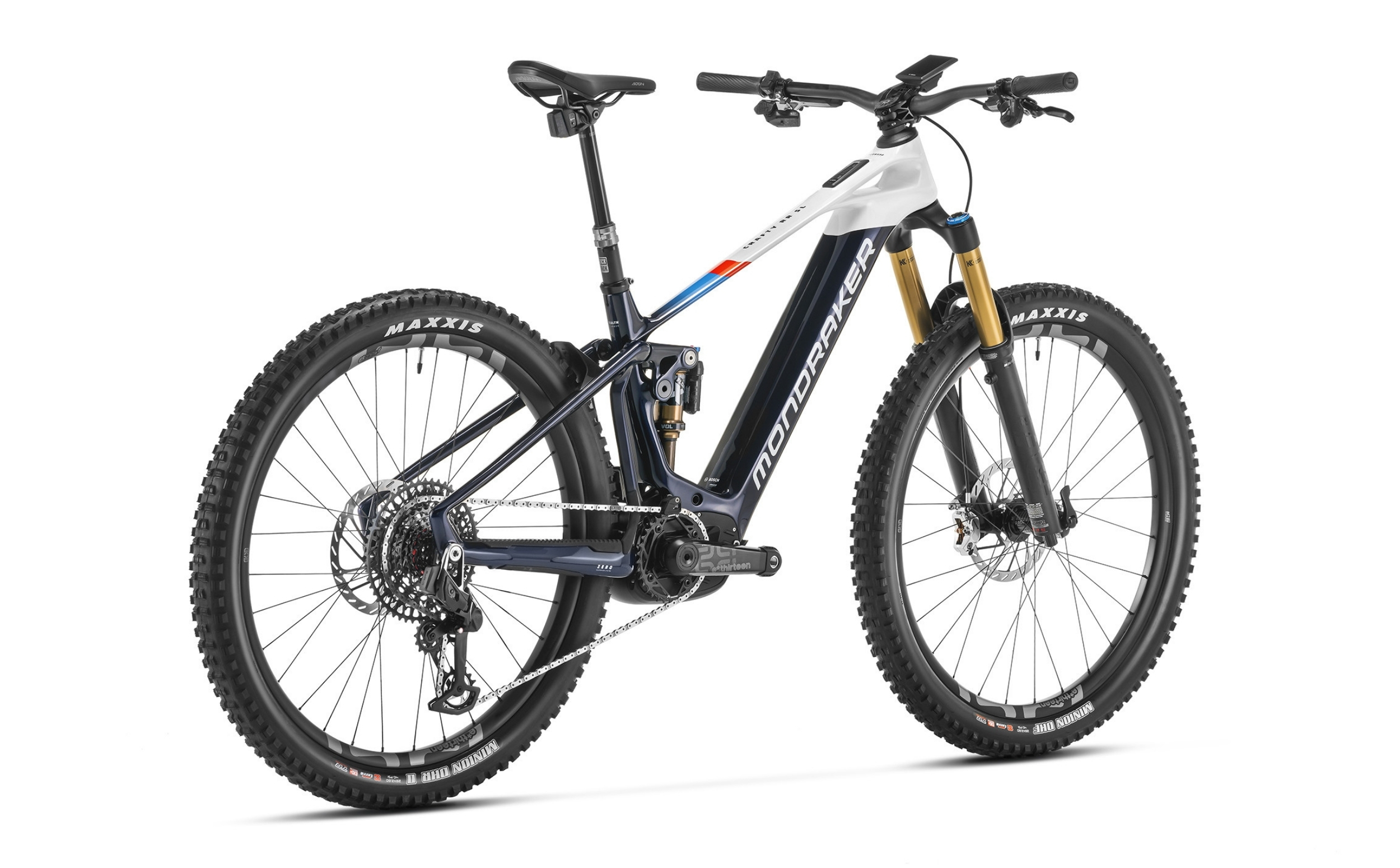 Mondraker Crafty Carbon RR SL Bosch Performance Line CX 750Wh Mondraker Crafty Carbon RR SL Bosch Performance Line CX 750Wh 2024 Seitenansicht diagonal hinten