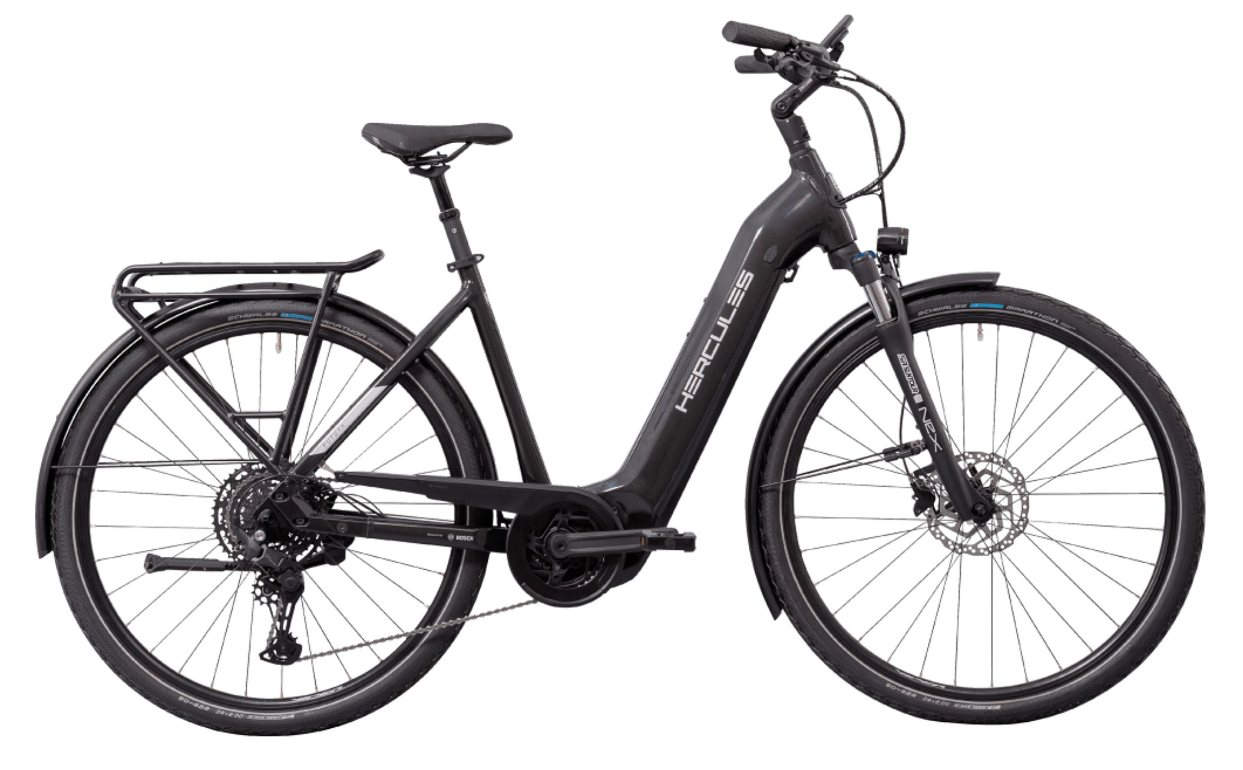 black metallic-glossy
