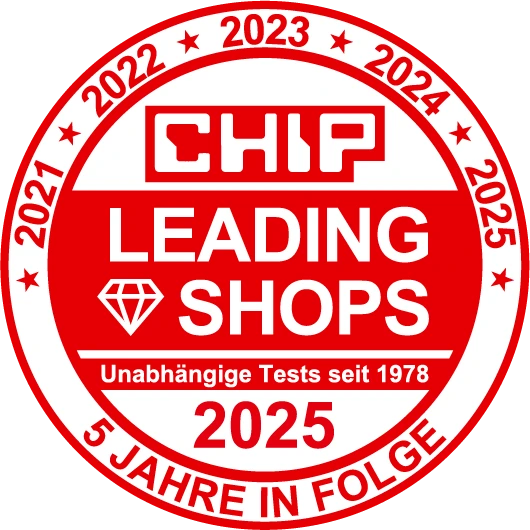 CHIP-LeadingShops-2025_5Jahre_Siegel