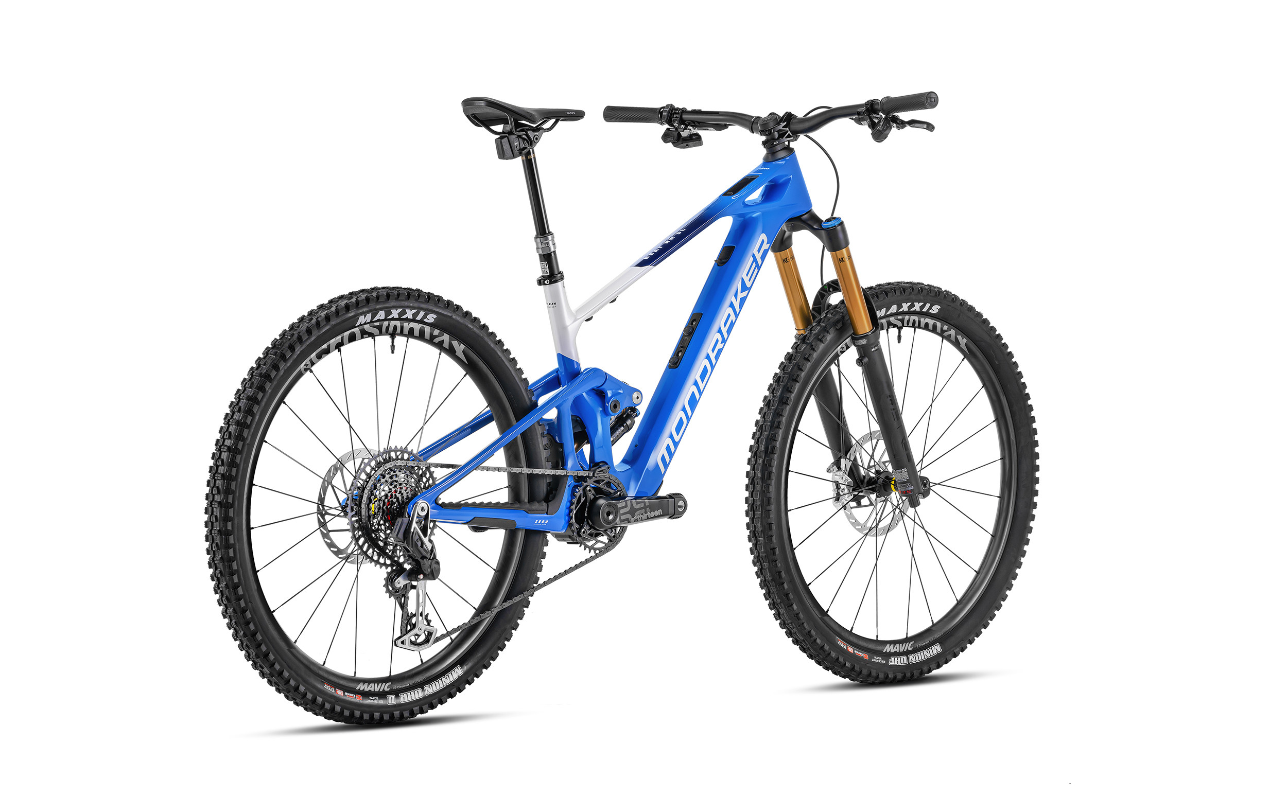 Mondraker NEAT RR SL TQ HPR-50 360 Wh Modell 2023 blau Heckansicht