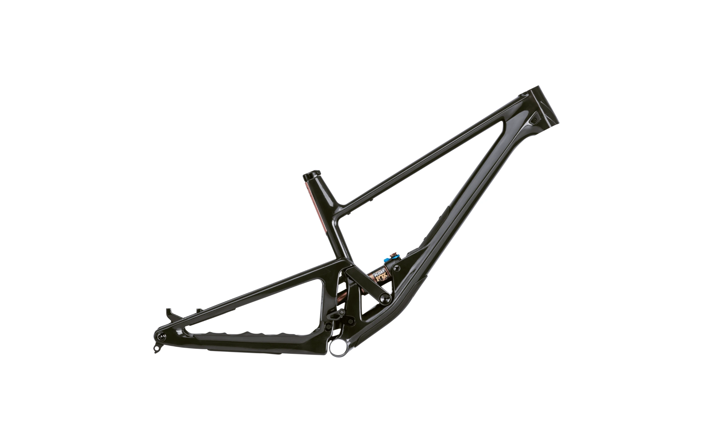 SCOR 4060 LT Carbon Frameset in Schwarz – vielseitiger Carbonrahmen für aggressive Abfahrten.