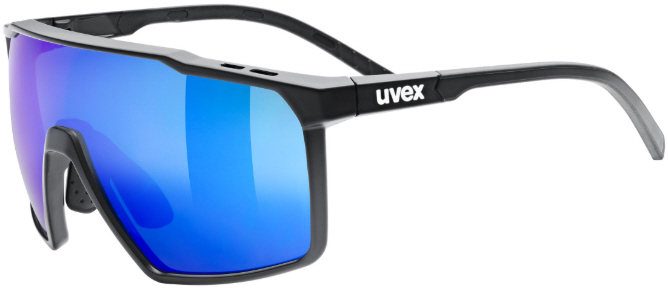 UVEX mtn perform S black matt/ MIRROR blue Sportbrille UVEX mtn perform S black matt/ MIRROR blue Sportbrille