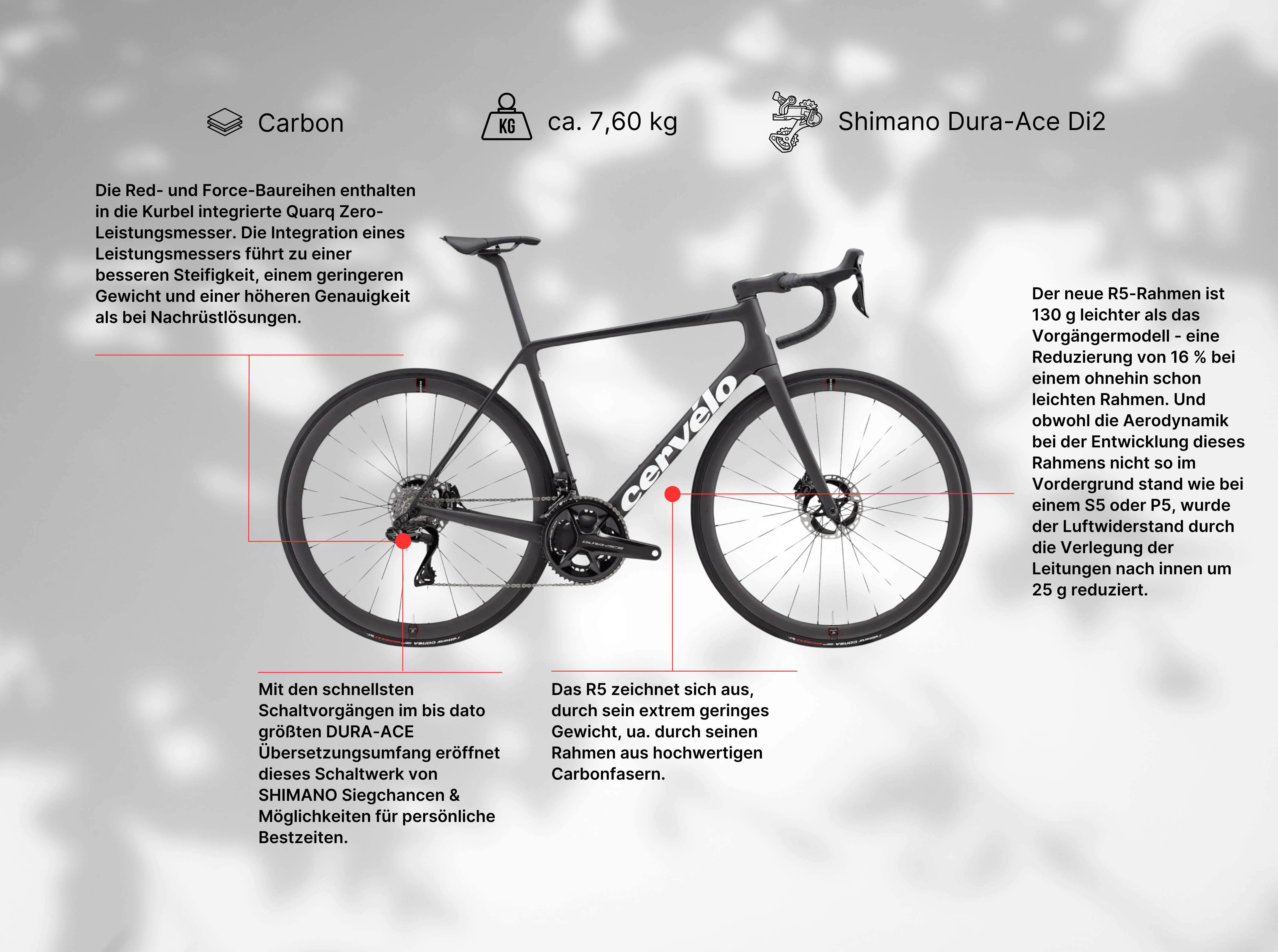Cervélo R5 Cervélo R5 Eigenschaften