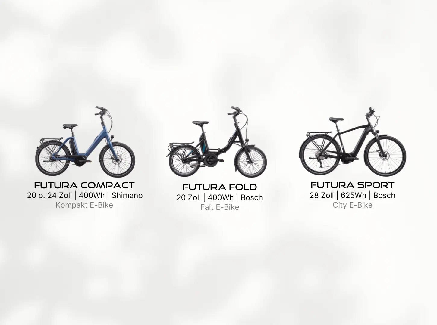 Hercules Futura Hercules Futura Modellvarianten